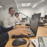 Jeremy Gault (UCC / MaREI) presenting on WP7 during the GRRIP AGM in Lisbon on Tuesday, May 24.