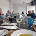 Consortium members conversing following the AGM (Lisbon) on Tuesday, May 24.